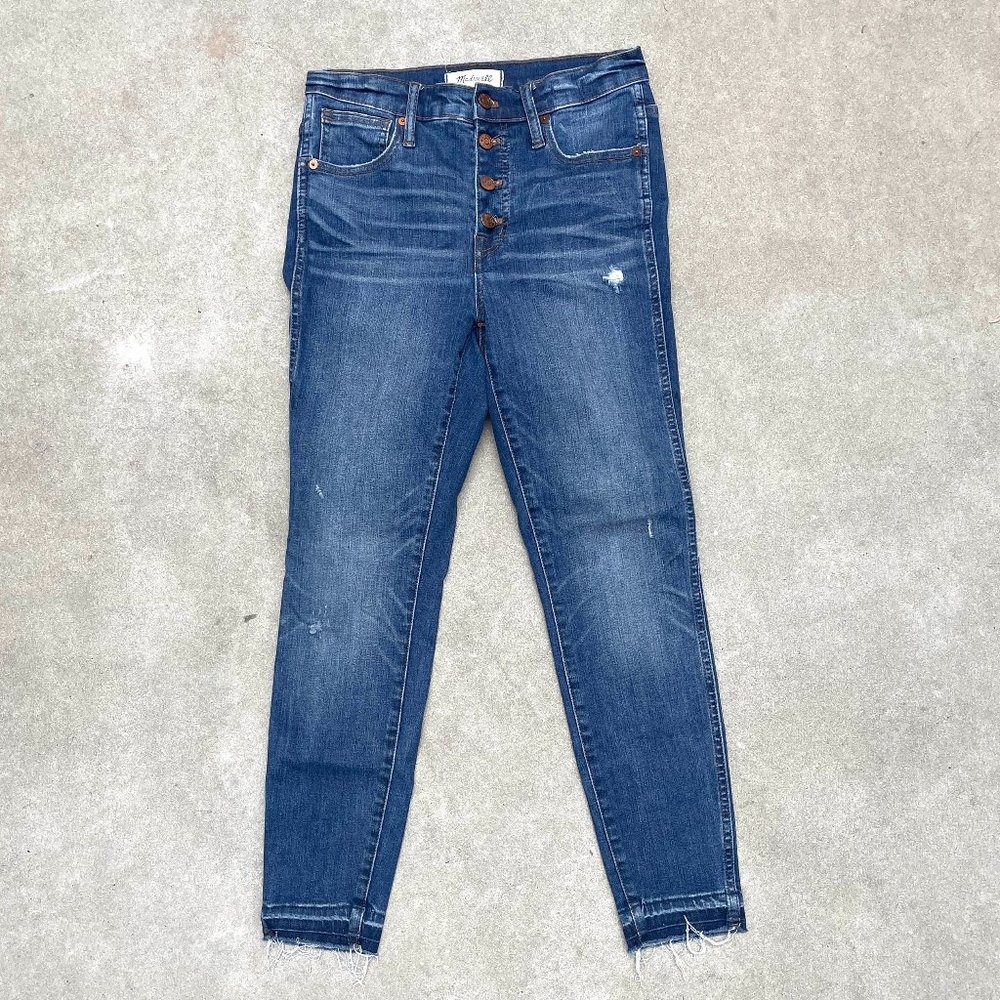 Women's Madewell 10" High-Rise skinny jeans. Size 27